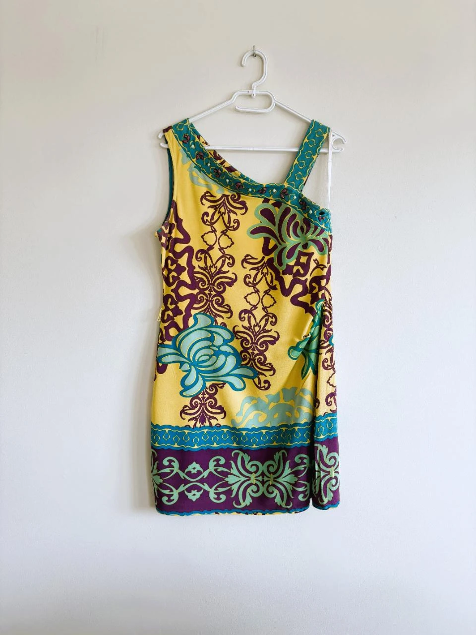 Halé Bob vestido de seda – M – pedrinhas & cinto – boho chic – photo 7